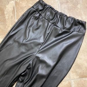 PrettyLittleThing leather like leggings